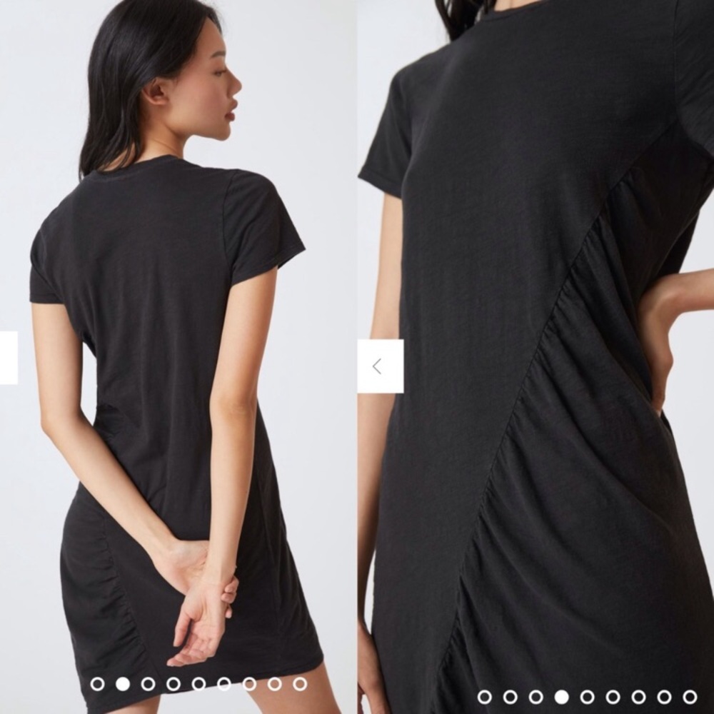 🎄FIRM PRICE🎄 Anthropologie T.La Ruched Tee mini dress - Picture 9 of 14